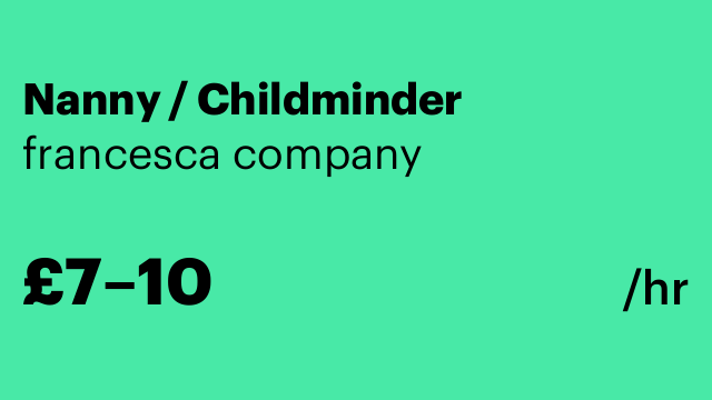 Nanny / Childminder