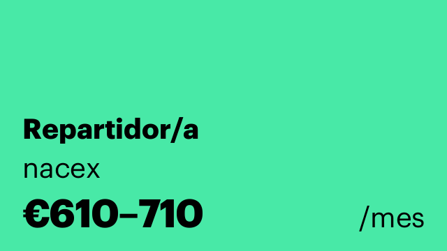 Repartidor/a