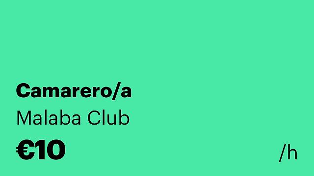 Camarero/a