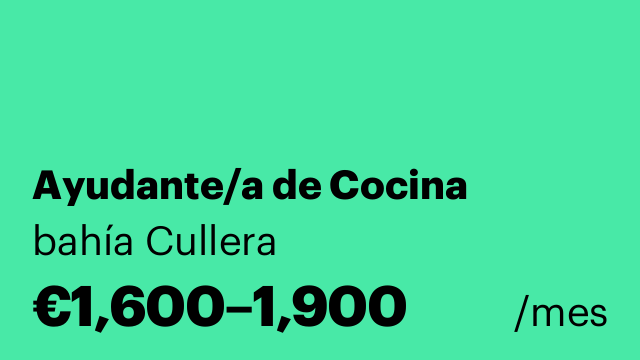 Ayudante/a de Cocina