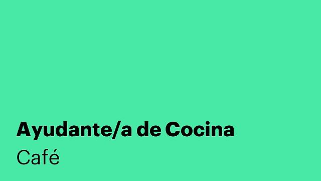 Ayudante/a de Cocina