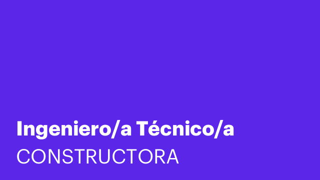 Ingeniero/a Técnico/a