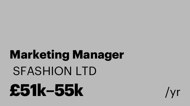 Marketing Manager
