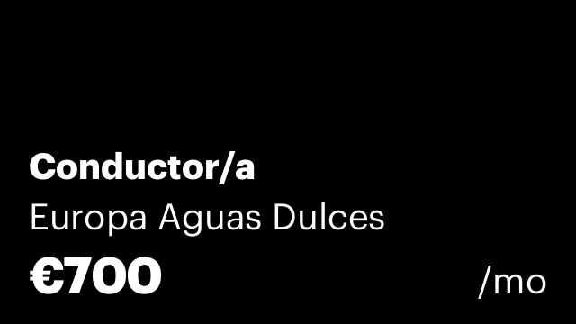 Conductor/a
