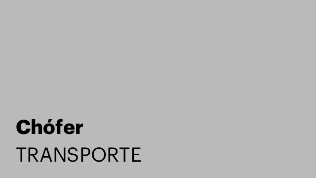 Chófer
