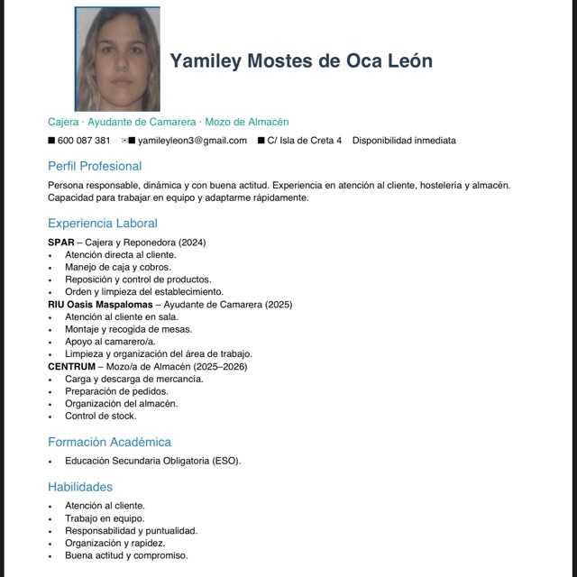 Candidate avatar