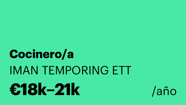 Cocinero/a