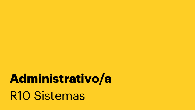 Administrativo/a