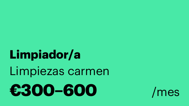 Limpiador/a