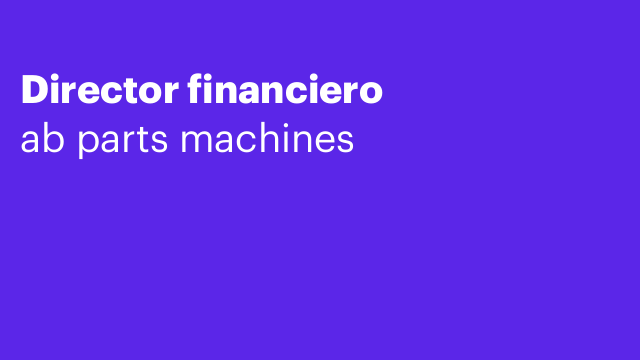 Director financiero