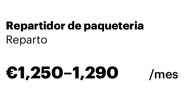 Repartidor de paqueteria