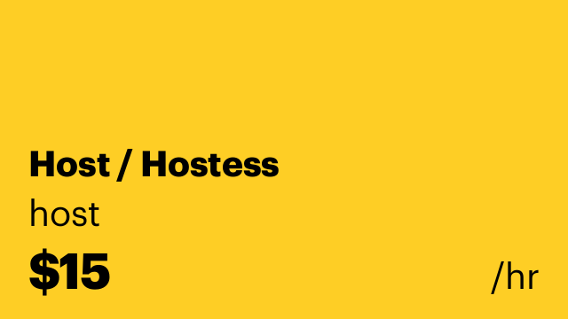 Host / Hostess