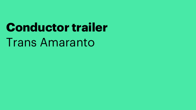 Conductor trailer