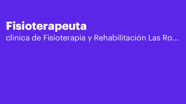 Fisioterapeuta