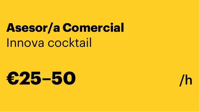 Asesor/a Comercial
