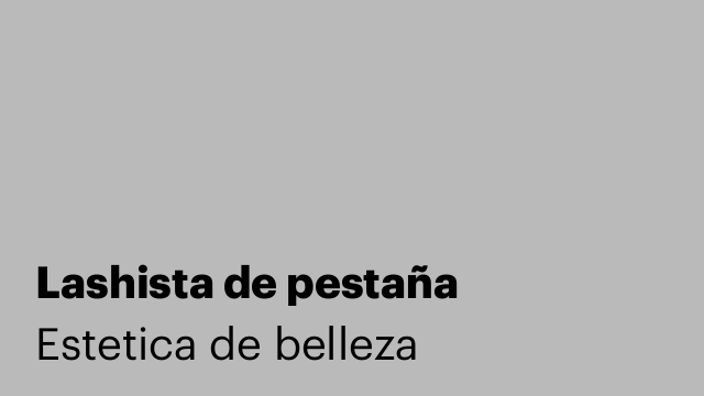 Lashista de pestaña