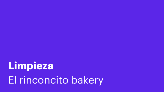 Limpieza