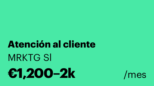 Atención al cliente