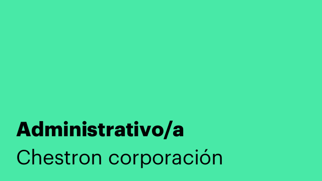Administrativo/a