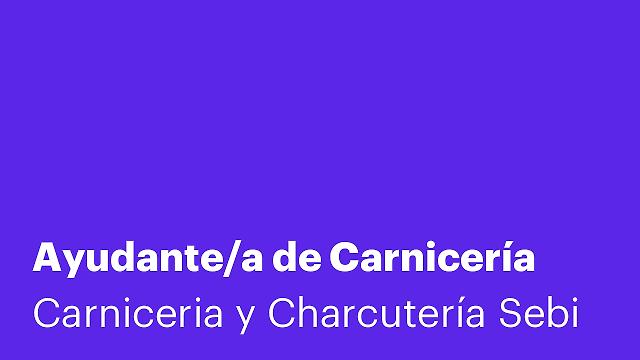 Ayudante/a de Carnicería