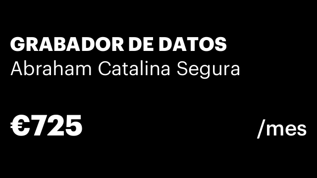 GRABADOR DE DATOS