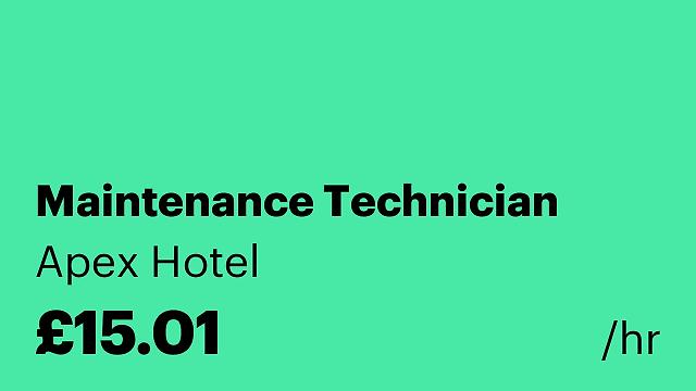Maintenance Technician