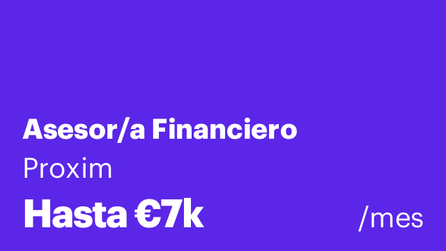 Asesor/a Financiero