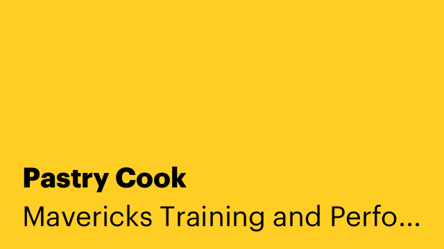 Pastry Cook