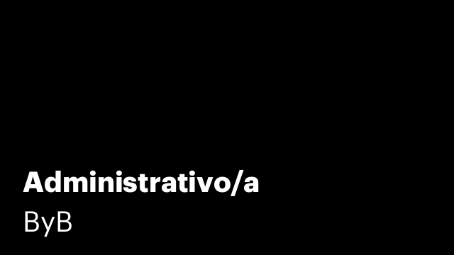Administrativo/a