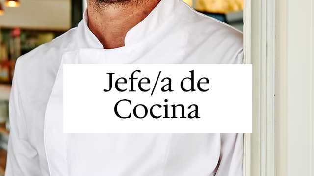 Jefe/a de Cocina
