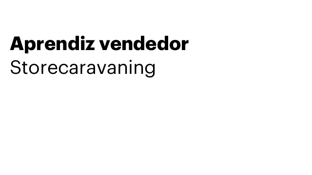 Aprendiz vendedor