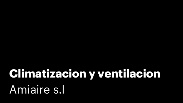 Climatizacion y ventilacion