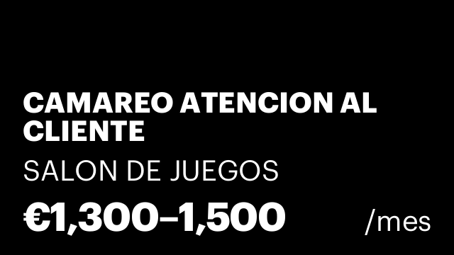 CAMAREO ATENCION AL CLIENTE