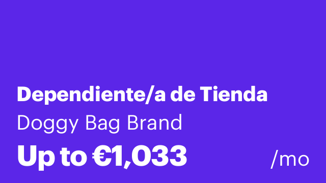 Dependiente/a de Tienda