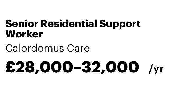 Senior Residential Support Worker