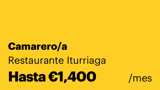 Camarero/a