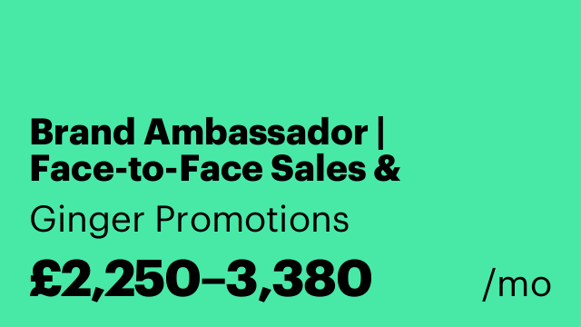 Brand Ambassador | Face-to-Face Sales & Fundraising