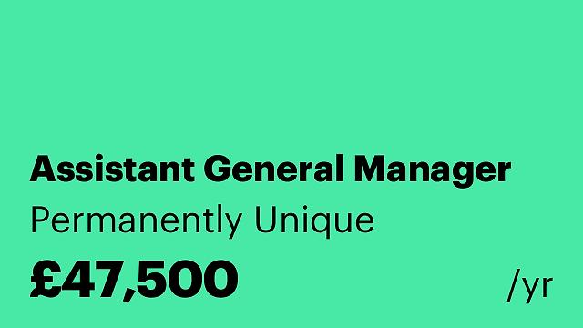 Assistant General Manager
