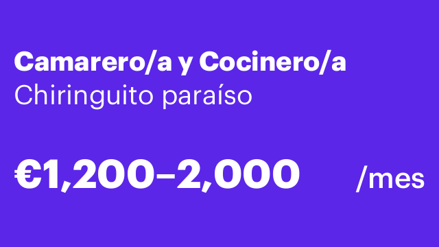 Camarero/a y Cocinero/a