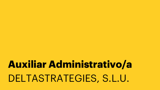 Auxiliar Administrativo/a