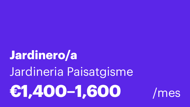 Jardinero/a