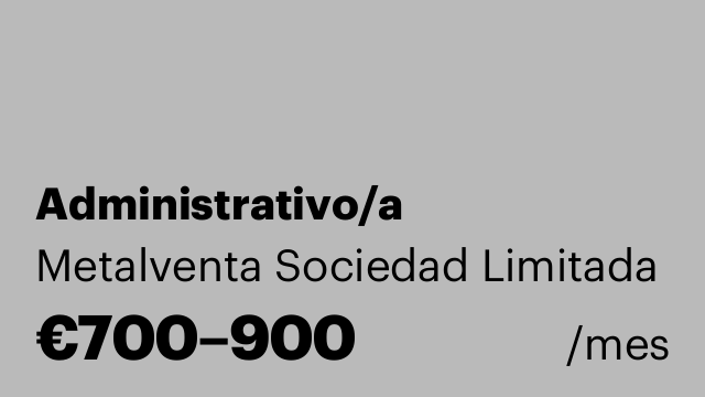 Administrativo/a