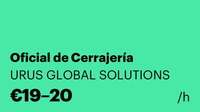 Oficial de Cerrajería