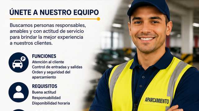 Vigilante de Seguridad en aparcamiento
