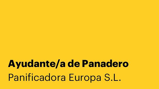 Ayudante/a de Panadero