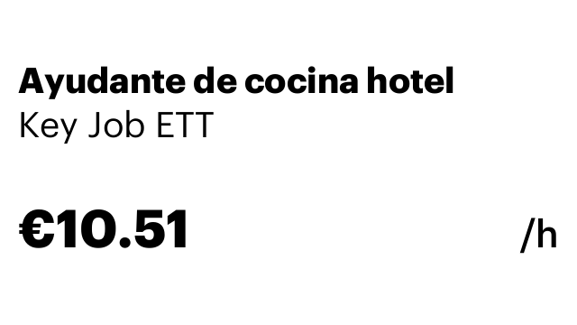 Ayudante de cocina hotel
