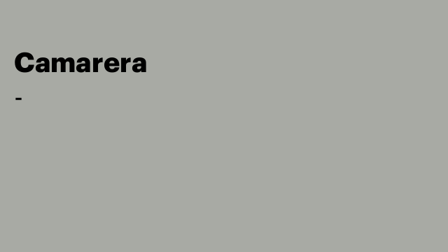 Camarera