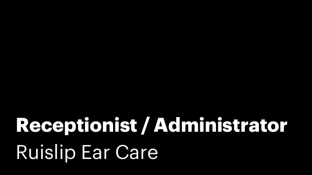 Receptionist / Administrator