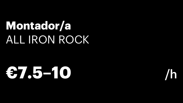 Montador/a