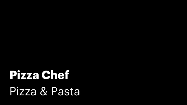 Pizza Chef